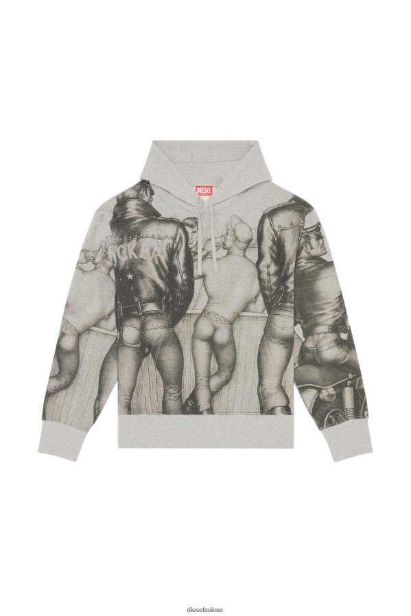 ch Diesel Hommes pr-s-macs-capot gris 0R48H8143 vêtements