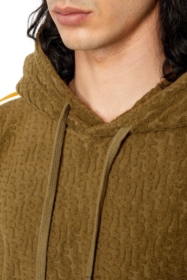 ch Diesel Hommes s-ginbero-capot vert militaire 0R48H8166 vêtements