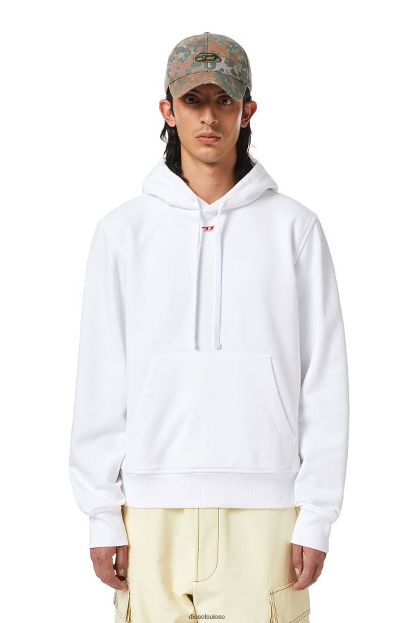 ch Diesel Hommes s-ginn-hood-d blanc 0R48H8113 vêtements
