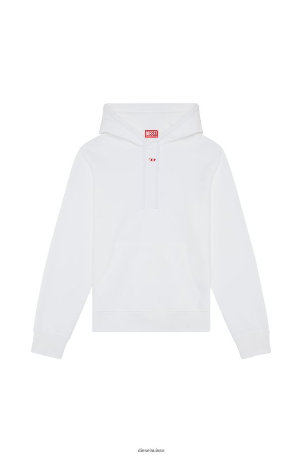 ch Diesel Hommes s-ginn-hood-d blanc 0R48H8145 vêtements
