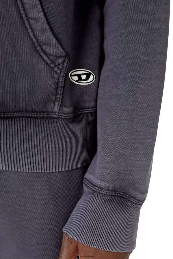 ch Diesel Hommes s-ginn-hood-dov-pe bleu 0R48H8157 vêtements