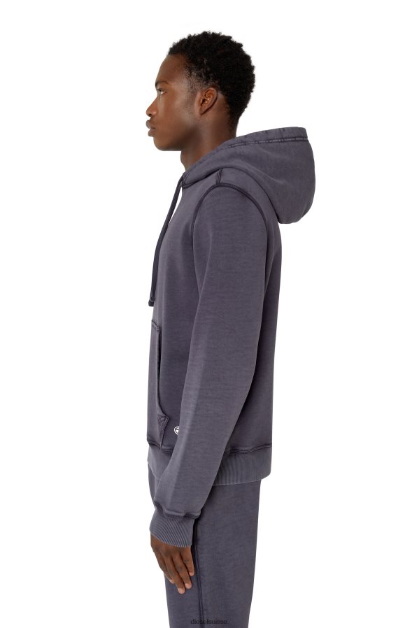 ch Diesel Hommes s-ginn-hood-dov-pe bleu 0R48H8157 vêtements