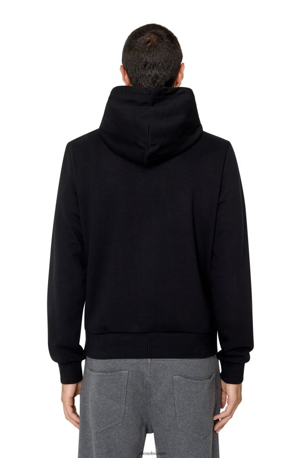 ch Diesel Hommes s-ginn-hood-k27 noir 0R48H898 vêtements