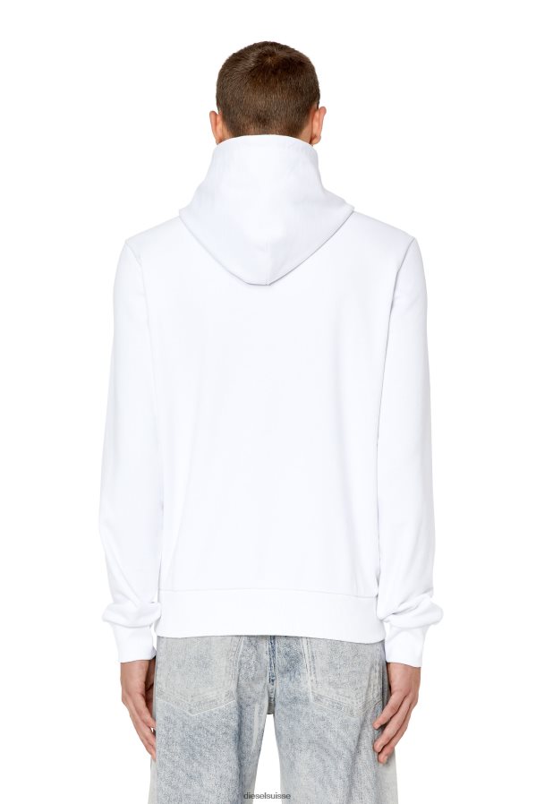 ch Diesel Hommes s-ginn-hood-k30 blanc 0R48H8153 vêtements