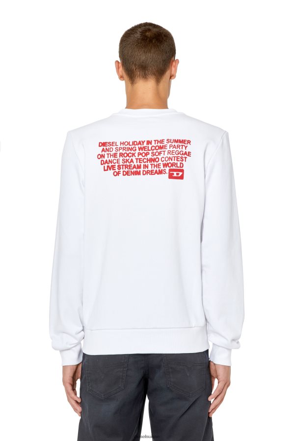 ch Diesel Hommes s-ginn-k29 blanc 0R48H8162 vêtements