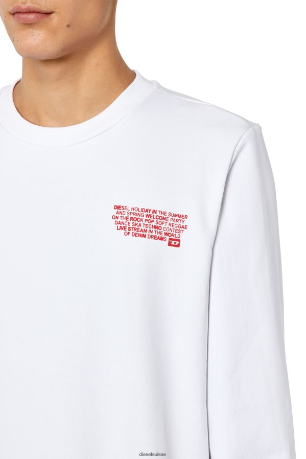 ch Diesel Hommes s-ginn-k29 blanc 0R48H8162 vêtements