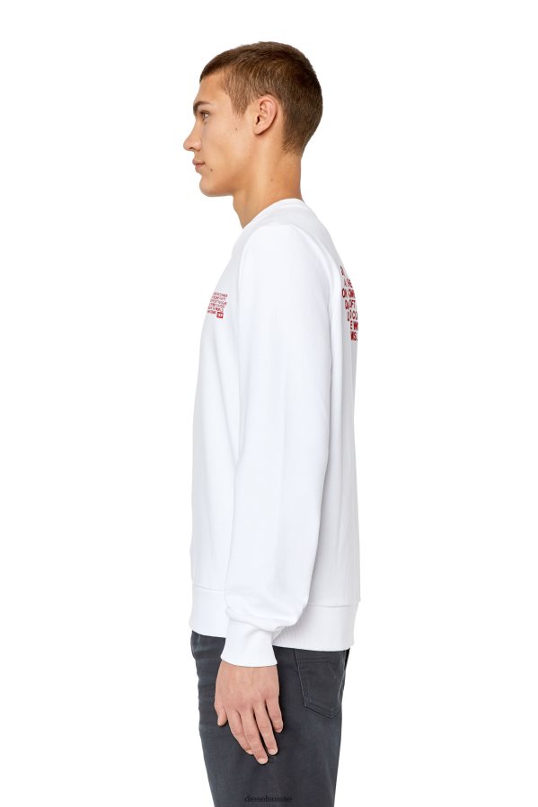 ch Diesel Hommes s-ginn-k29 blanc 0R48H8162 vêtements