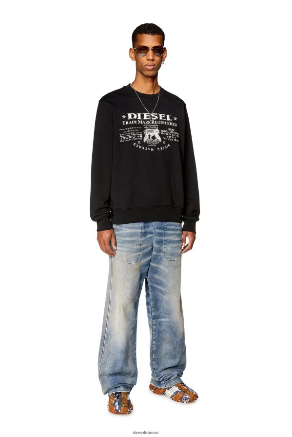 ch Diesel Hommes s-ginn-l2 noir 0R48H8134 vêtements