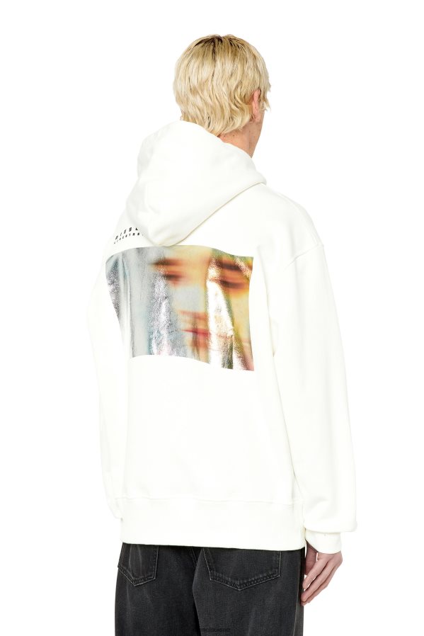 ch Diesel Hommes s-macs-capot-g3 blanc 0R48H8106 vêtements