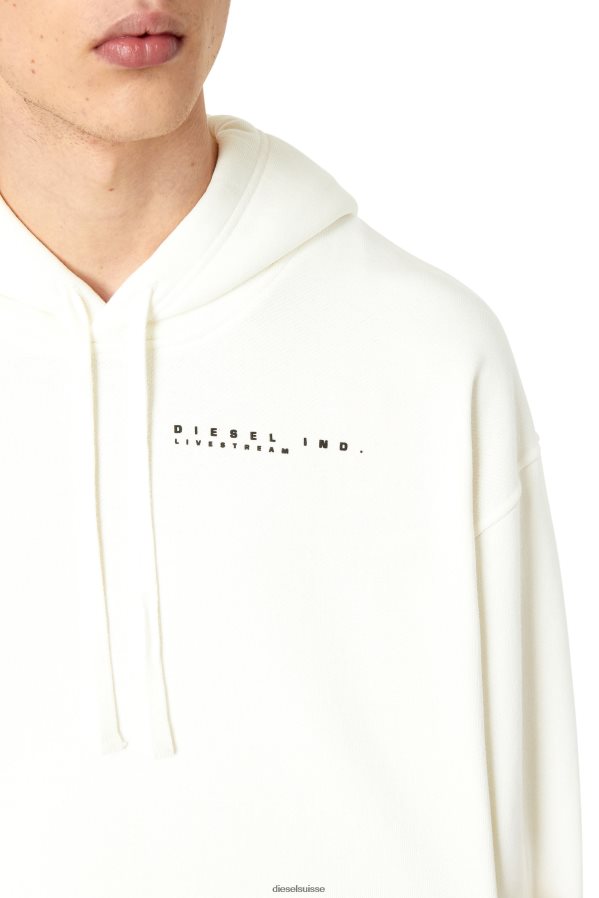 ch Diesel Hommes s-macs-capot-g3 blanc 0R48H8106 vêtements