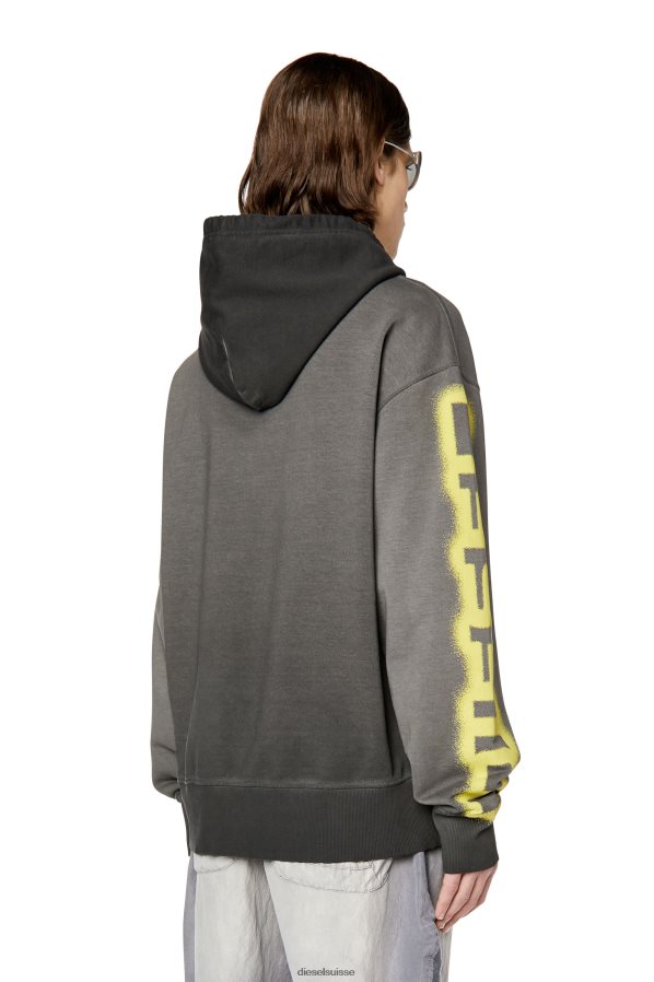 ch Diesel Hommes s-macs-capot-h1 noir 0R48H8164 vêtements