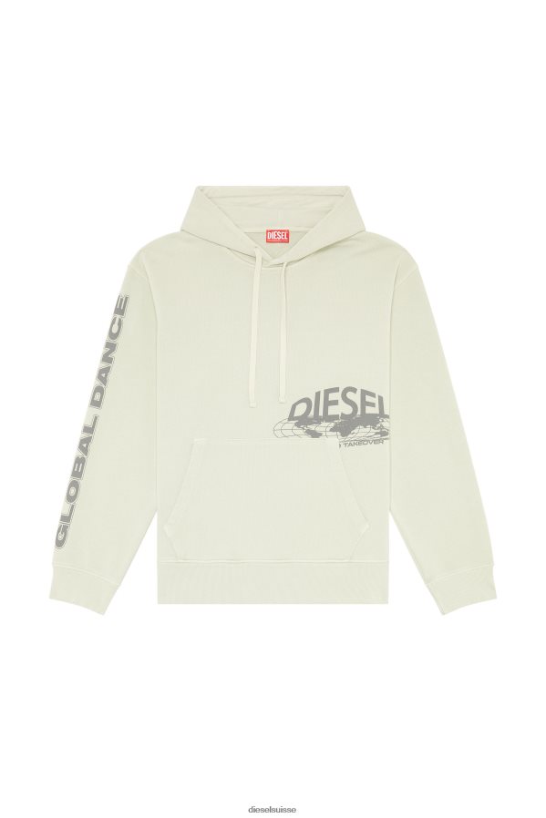 ch Diesel Hommes s-macs-capot-l1 gris clair 0R48H8141 vêtements