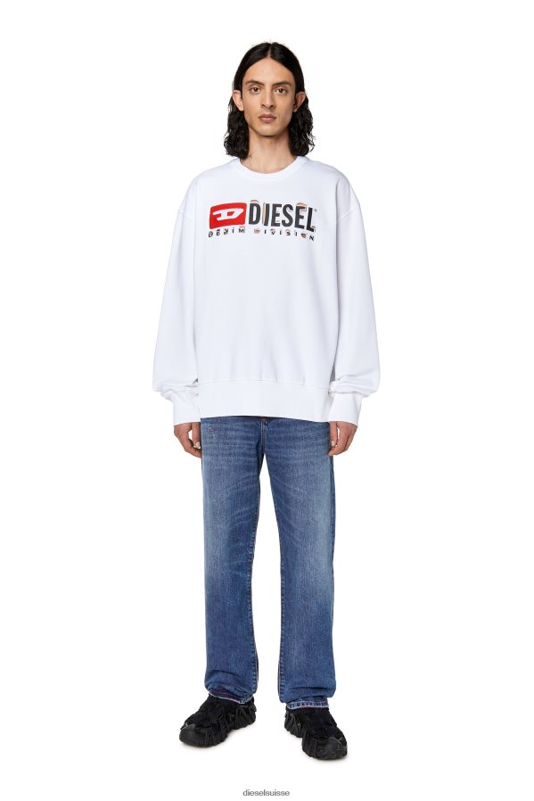 ch Diesel Hommes s-macs-divstroyed blanc 0R48H8160 vêtements