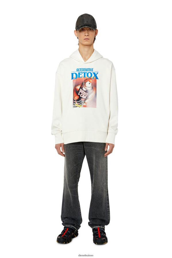 ch Diesel Hommes s-macsout-hotte blanc 0R48H8110 vêtements