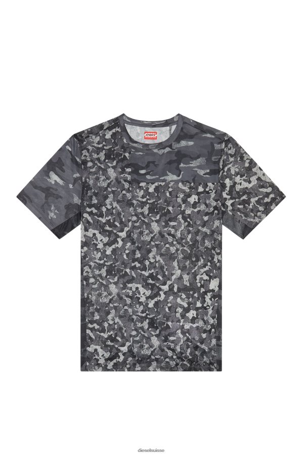 ch Diesel Hommes amtee-meng-wt09 gris noir 0R48H8226 vêtements