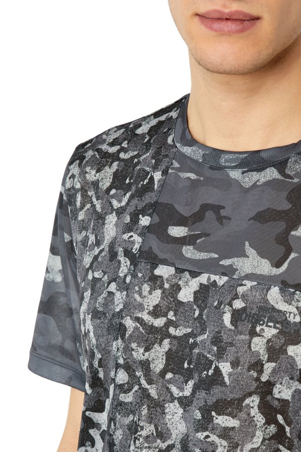 ch Diesel Hommes amtee-meng-wt09 gris noir 0R48H8226 vêtements