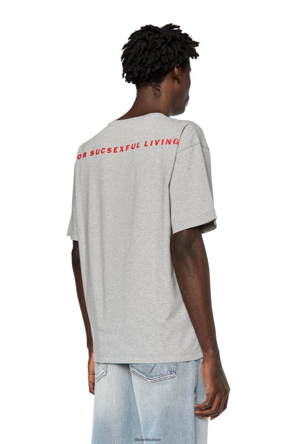 ch Diesel Hommes dx-t-nétiquette gris 0R48H8272 vêtements