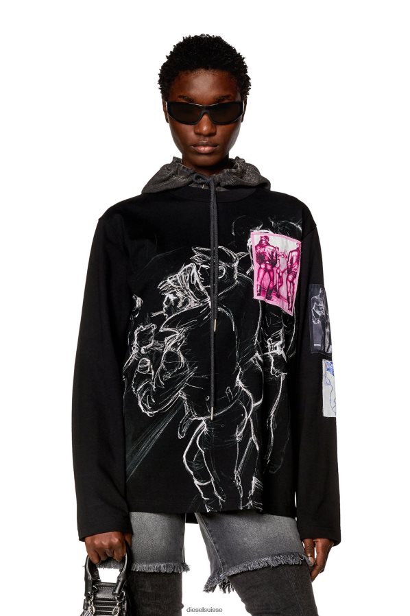 ch Diesel Hommes pr-t-grue-ls noir 0R48H8252 vêtements