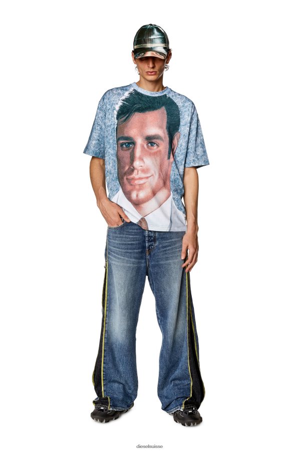 ch Diesel Hommes pr-t-lavage-23 Azur 0R48H8246 vêtements