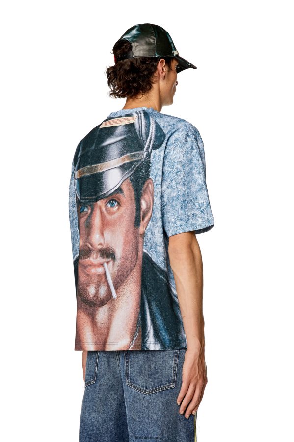 ch Diesel Hommes pr-t-lavage-23 Azur 0R48H8246 vêtements