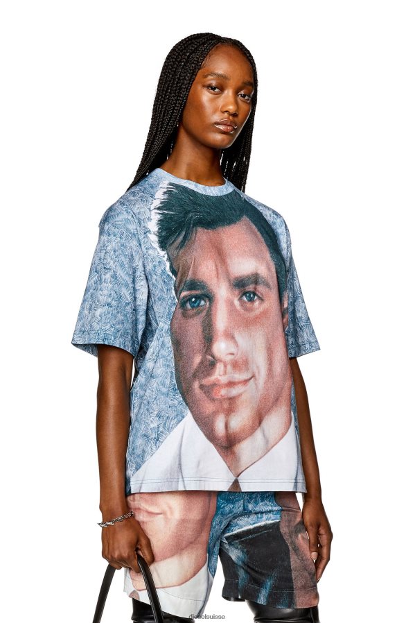 ch Diesel Hommes pr-t-lavage-23 Azur 0R48H8246 vêtements