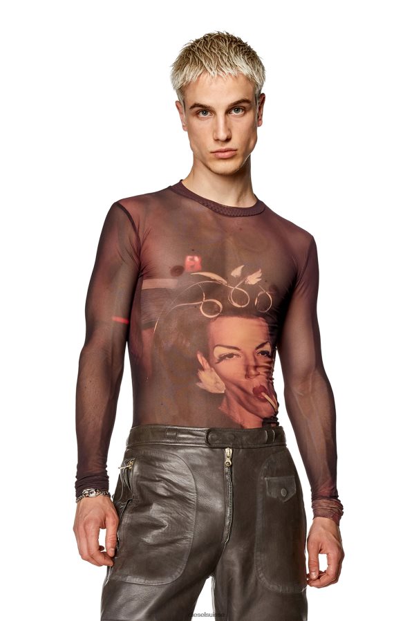 ch Diesel Hommes pr-t-sielar-long violet 0R48H8254 vêtements