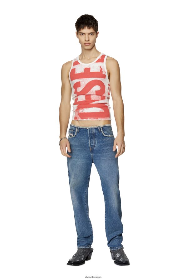 ch Diesel Hommes t-ascenseur-e1 blanc 0R48H8202 vêtements