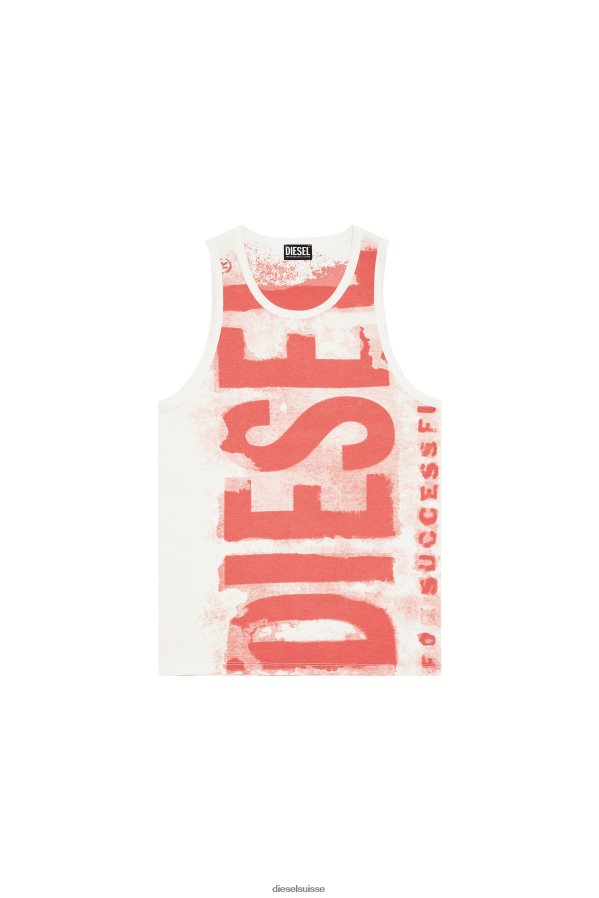 ch Diesel Hommes t-ascenseur-e1 blanc 0R48H8202 vêtements