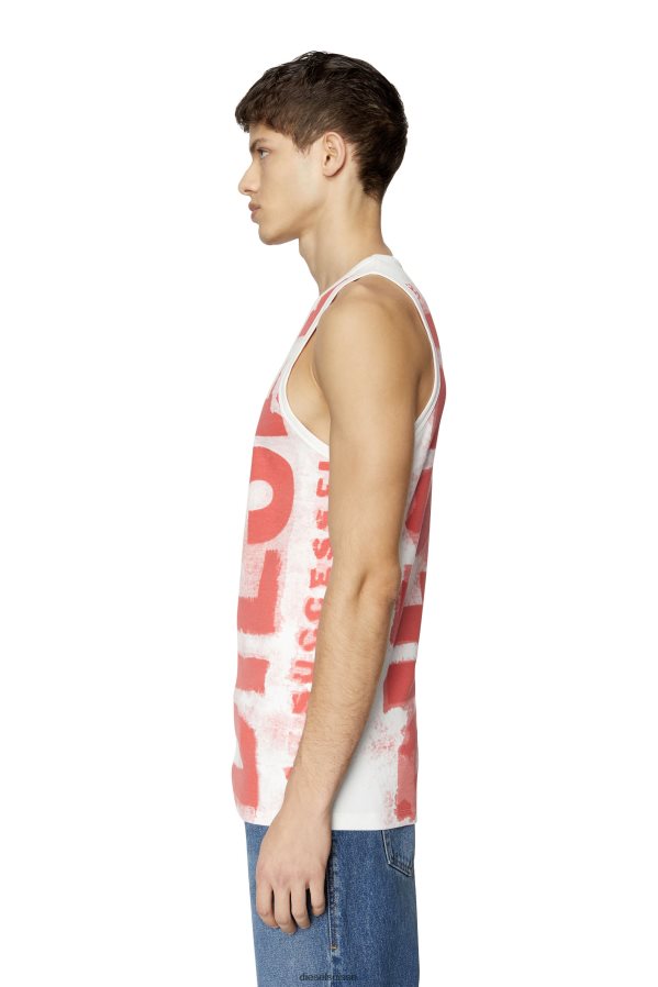 ch Diesel Hommes t-ascenseur-e1 blanc 0R48H8202 vêtements