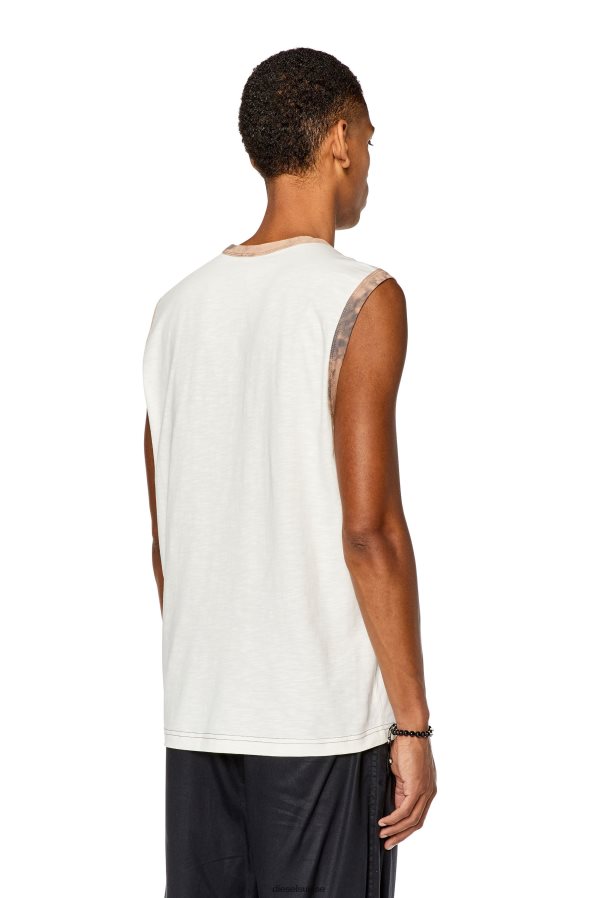 ch Diesel Hommes t-bisco-l1 blanc 0R48H8283 vêtements