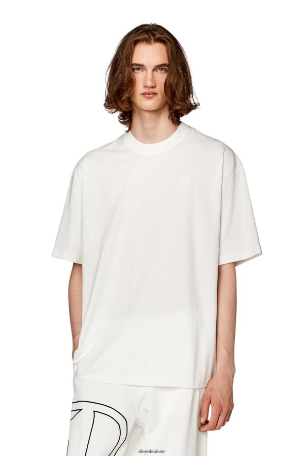 ch Diesel Hommes t-boggy-megoval-d blanc 0R48H8257 vêtements