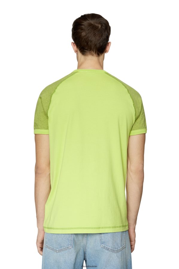 ch Diesel Hommes t-dieglan vert fluo 0R48H8203 vêtements
