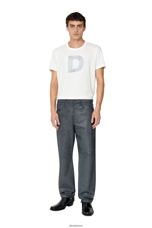 ch Diesel Hommes t-diegor-col blanc 0R48H8239 vêtements