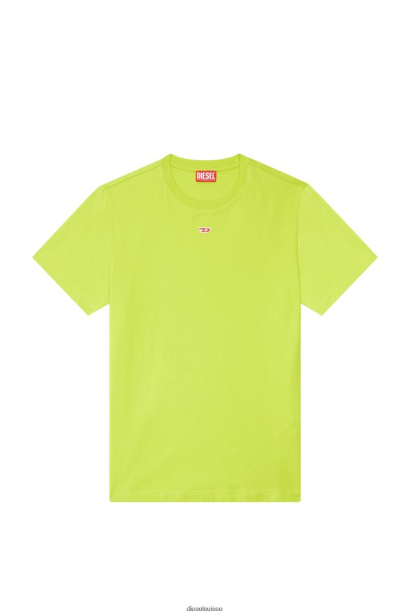 ch Diesel Hommes t-diegor-d vert fluo 0R48H8197 vêtements