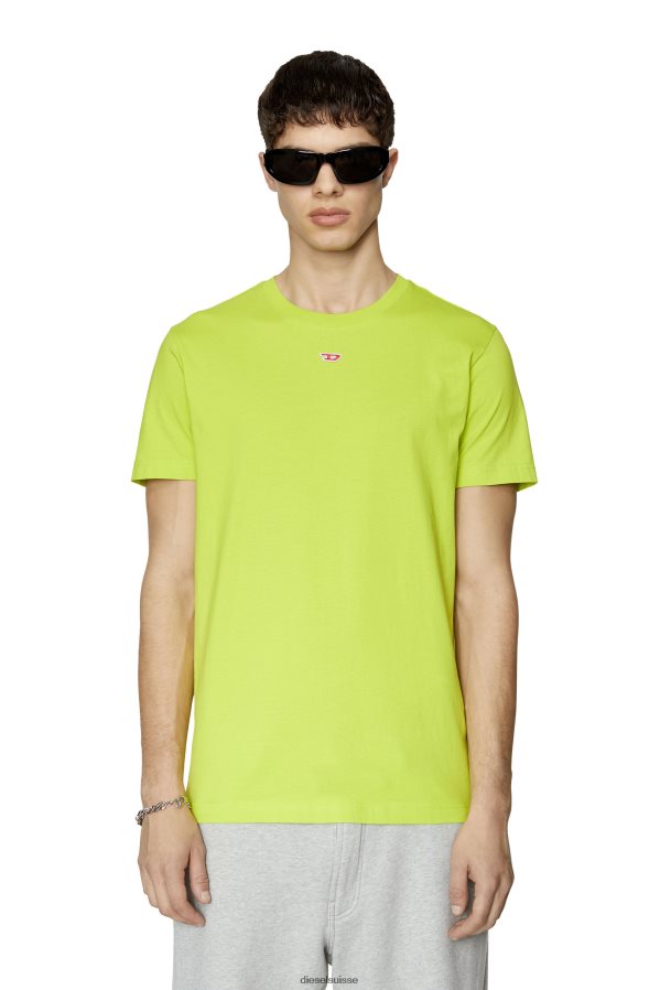 ch Diesel Hommes t-diegor-d vert fluo 0R48H8197 vêtements