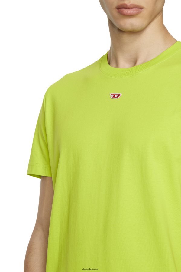 ch Diesel Hommes t-diegor-d vert fluo 0R48H8197 vêtements