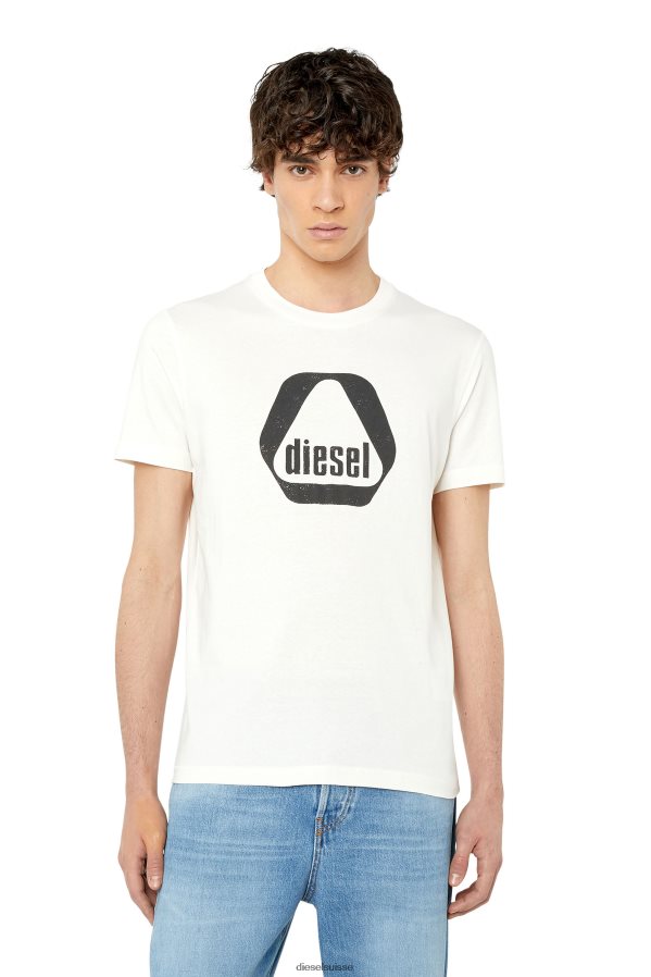 ch Diesel Hommes t-diegor-g10 blanc 0R48H8230 vêtements
