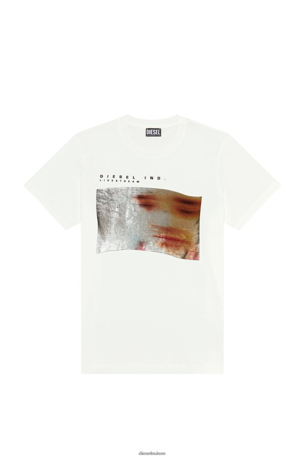 ch Diesel Hommes t-diegor-g2 blanc 0R48H8181 vêtements