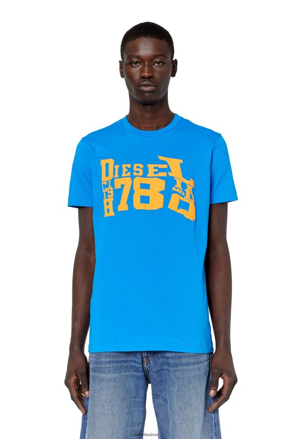 ch Diesel Hommes t-diegor-g7 bleu 0R48H8183 vêtements