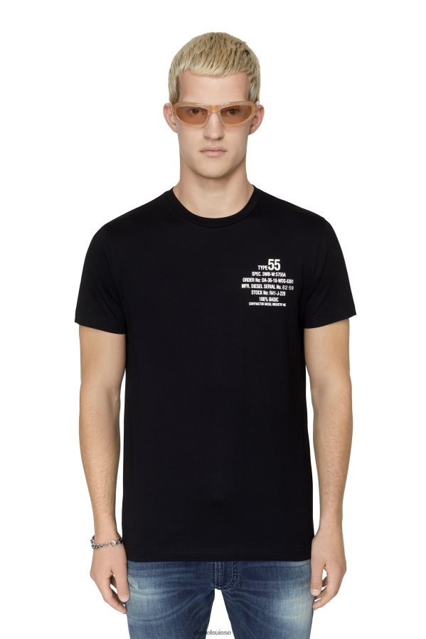 ch Diesel Hommes t-diegor-k51 noir 0R48H8180 vêtements