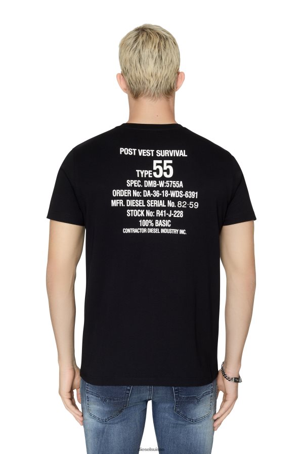 ch Diesel Hommes t-diegor-k51 noir 0R48H8180 vêtements