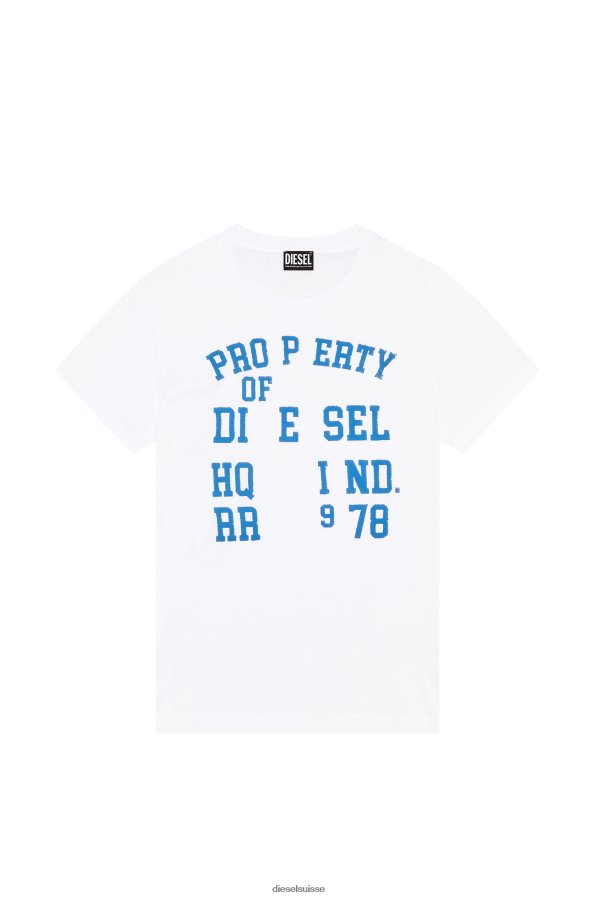ch Diesel Hommes t-diegor-k59 blanc 0R48H8187 vêtements
