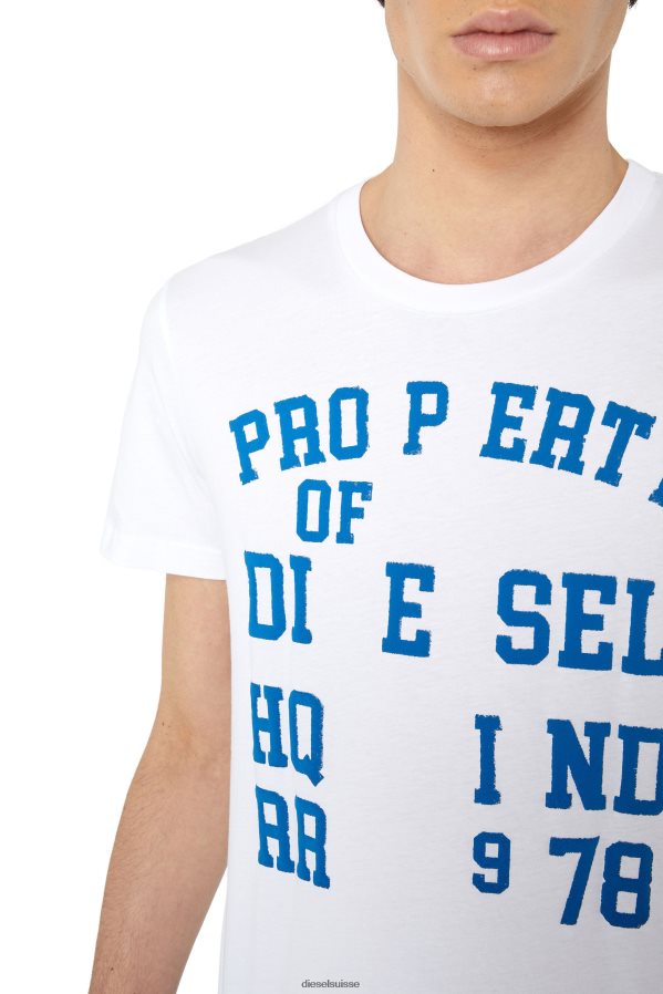 ch Diesel Hommes t-diegor-k59 blanc 0R48H8187 vêtements