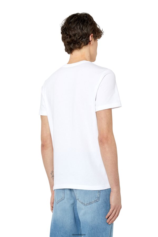 ch Diesel Hommes t-diegor-k59 blanc 0R48H8187 vêtements