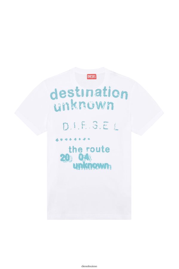 ch Diesel Hommes t-diegor-k63 blanc 0R48H8250 vêtements
