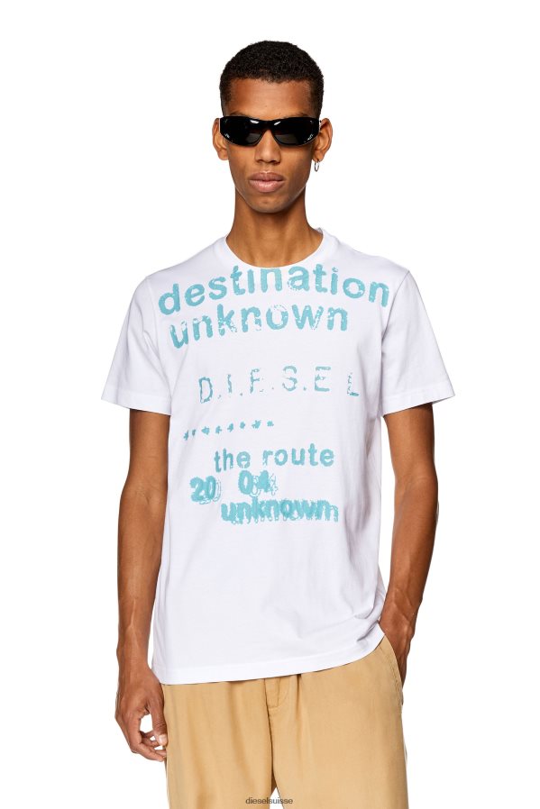 ch Diesel Hommes t-diegor-k63 blanc 0R48H8250 vêtements