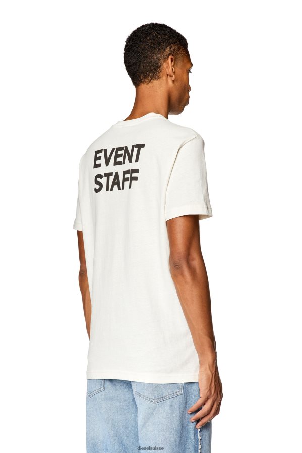 ch Diesel Hommes t-diegor-l10 blanc 0R48H8265 vêtements