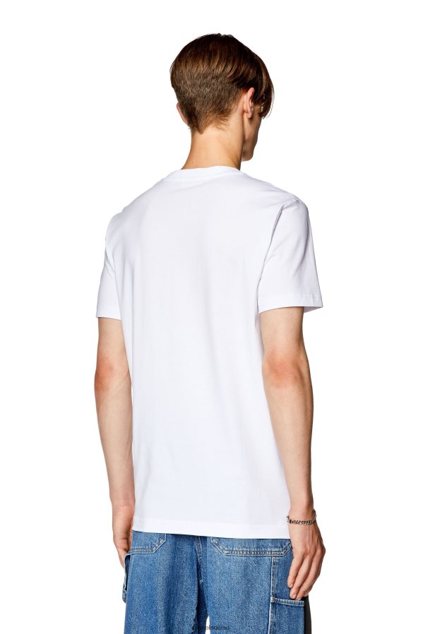 ch Diesel Hommes t-diegor-l15 blanc 0R48H8281 vêtements