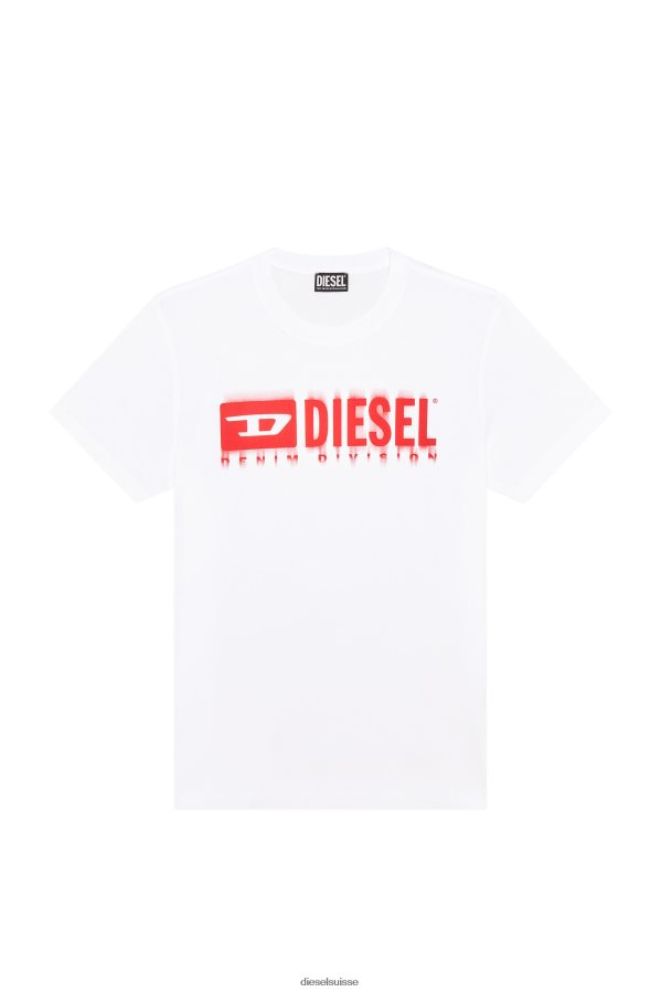 ch Diesel Hommes t-diegor-l6 blanc 0R48H8245 vêtements