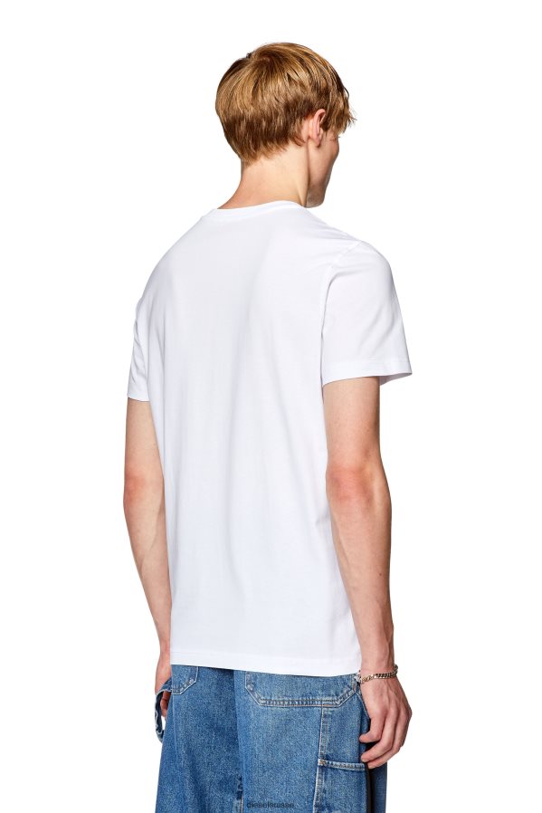 ch Diesel Hommes t-diegor-l6 blanc 0R48H8245 vêtements